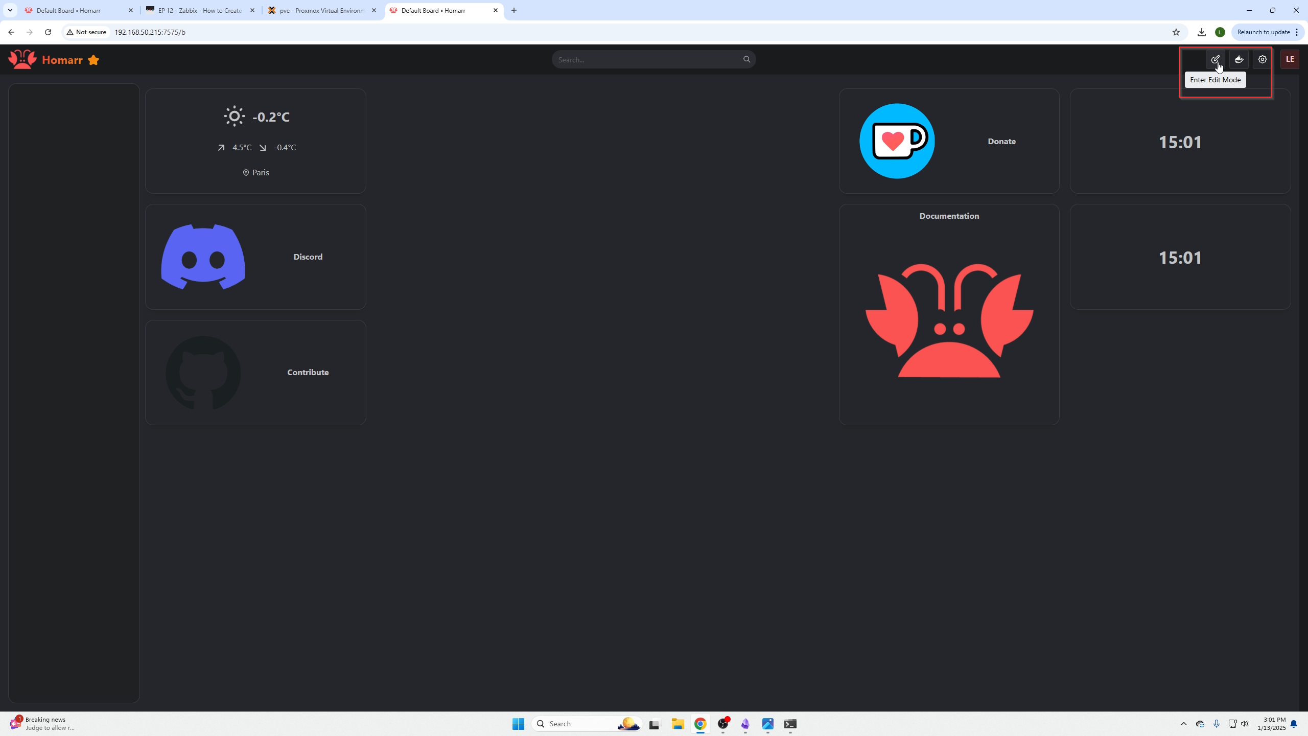 How to Install The Homarr Dashboard | Learn To HomeLab